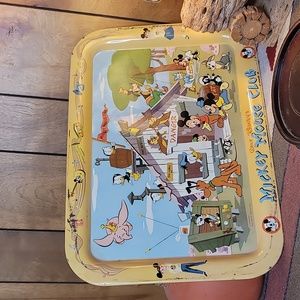 1950s Walt Disney Mickey Mouse Cluba metal dinner tray